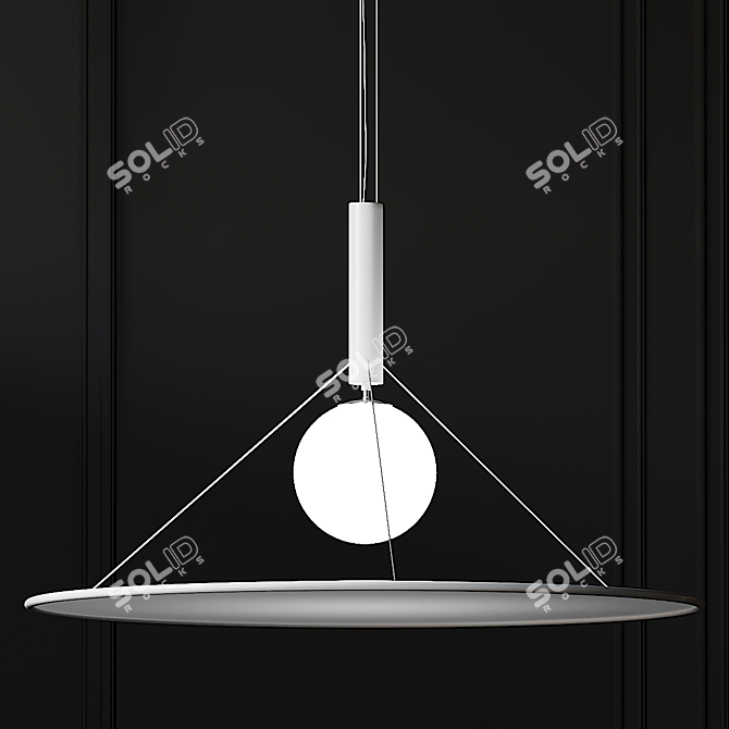 Elegant Pendant Light by AXOLIGHT 3D model image 2