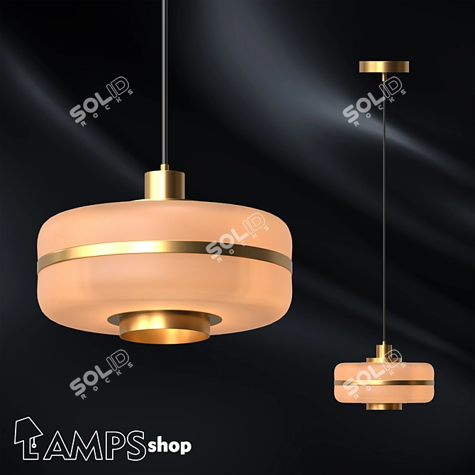 Luxlight Chandelier 3D model image 1