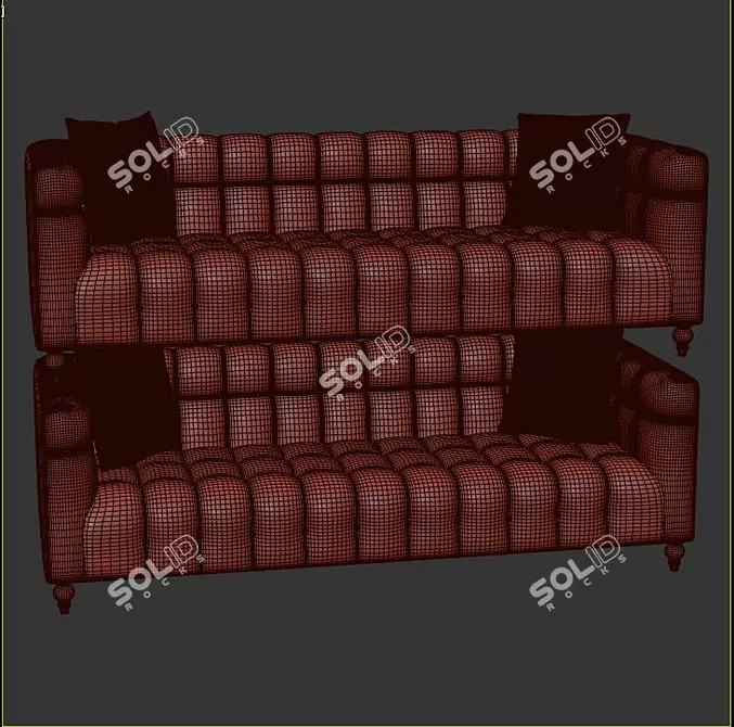 Modern Kittrell Sofa: Comfort Meets Style 3D model image 3