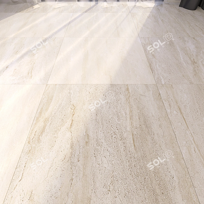 Multi-Texture Marble Floor Tiles 3D model image 1