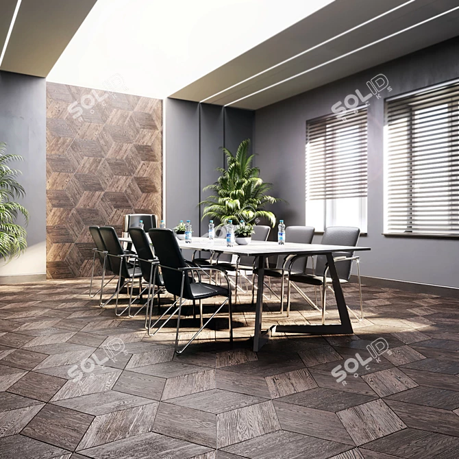 Wildwood Cube Parquet 3D model image 3