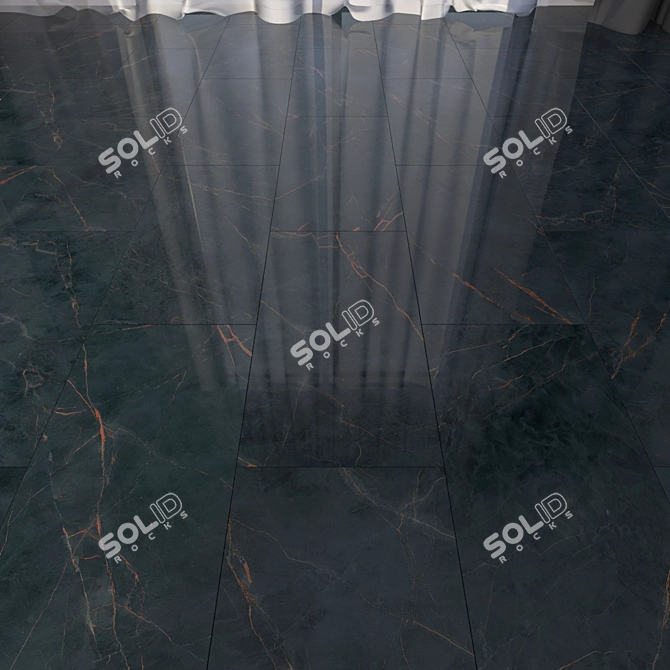 Marble Textured Flooring: HD Multi-Texture Tiles 3D model image 3