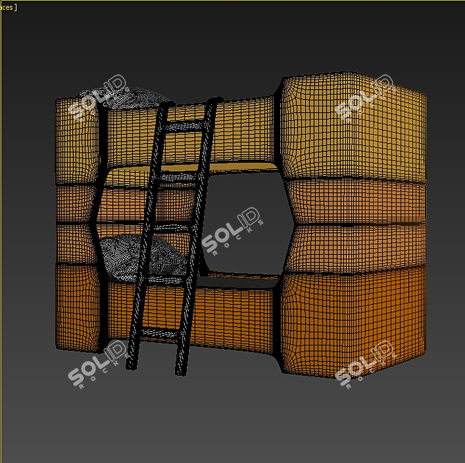 Bunky: The Versatile Colorful Tower 3D model image 3