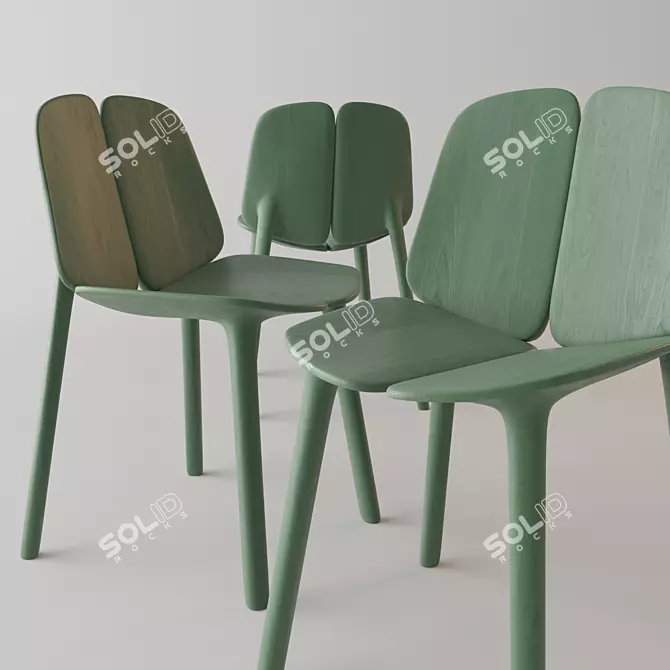 Modern Mattiazzi Osso Chairs 3D model image 3