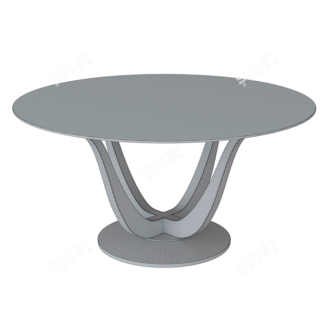 Caracole Rounding Up Dining Table: Sleek Design & Superior Craftsmanship 3D model image 3