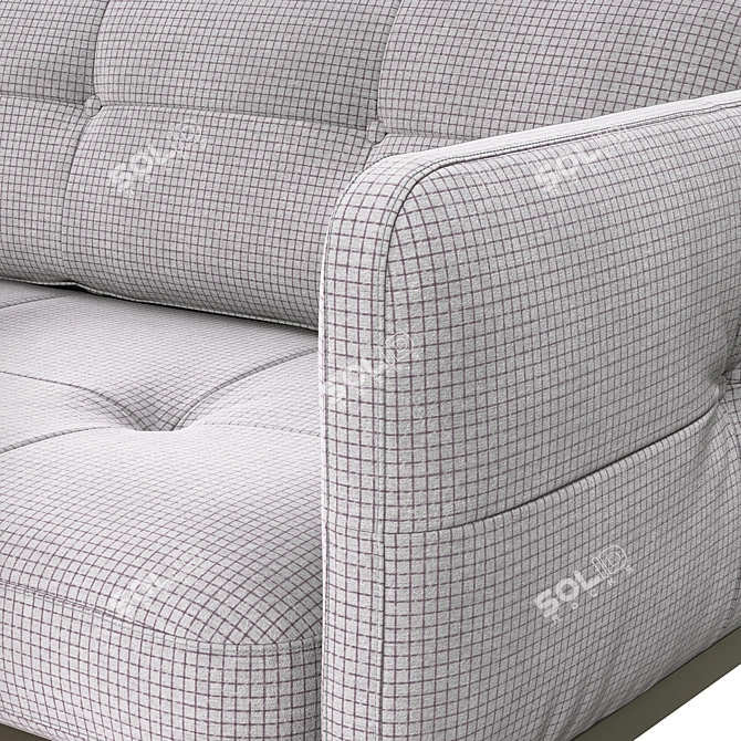 Moroso Modernista 160: Stylish Comfort in a Compact Design 3D model image 3