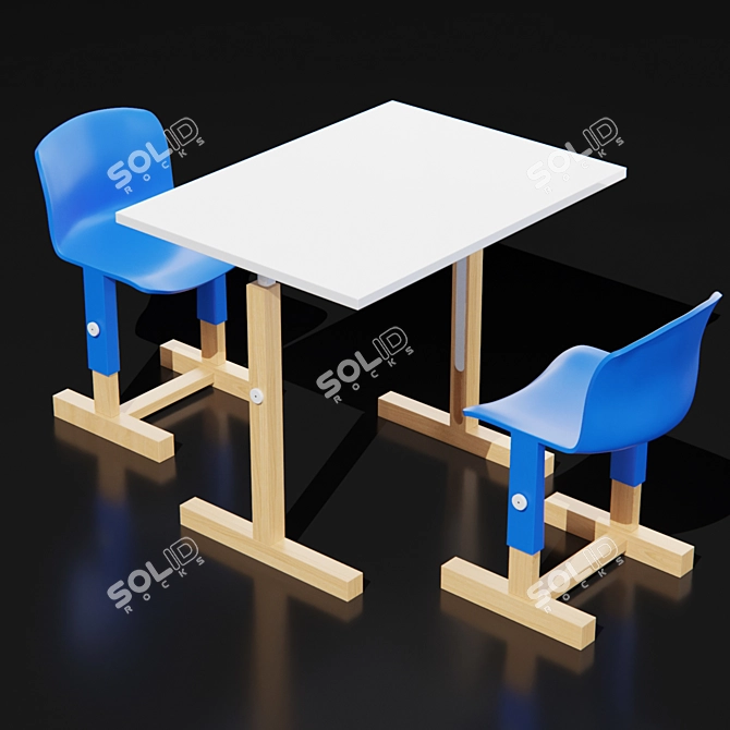 Big-Game Design: Little Big Chair & Table 3D model image 2