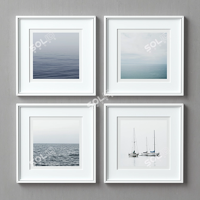 Versatile Frame Trio Set 3D model image 2