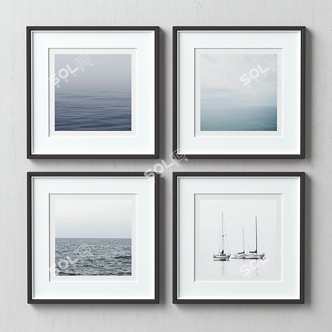 Versatile Frame Trio Set 3D model image 4