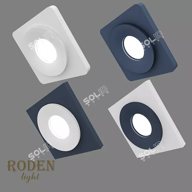 OM Modular Plaster Lamp - RODEN RD-401 3D model image 2