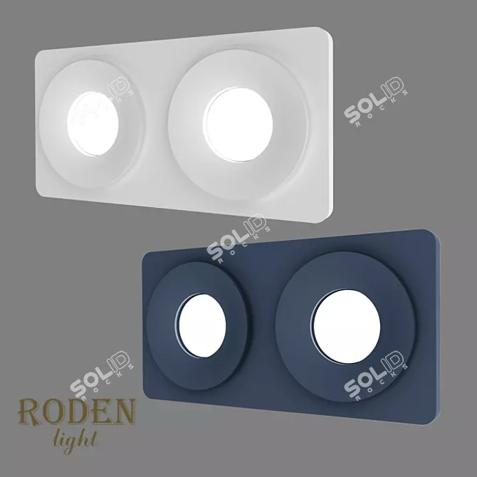 OM Modular Plaster Lamp - RODEN RD-401 3D model image 3