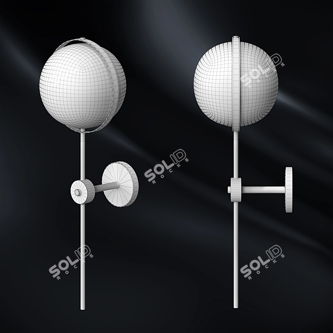 Orion M Wall Lamp 3D model image 2