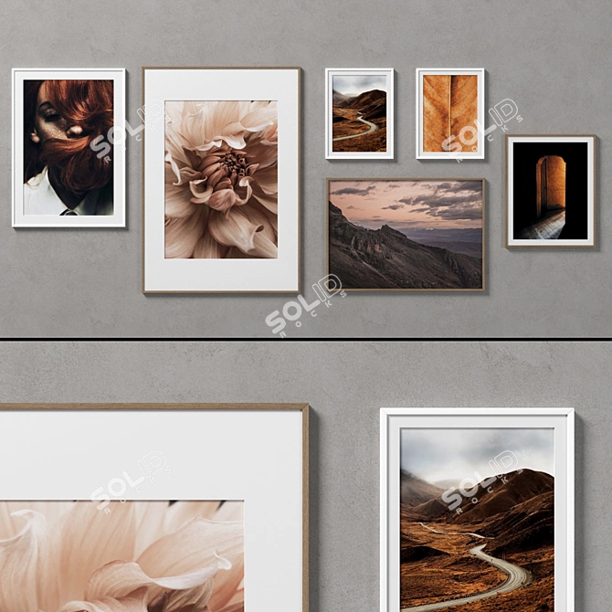 Creative Gallery Wall Collection 3D model image 1