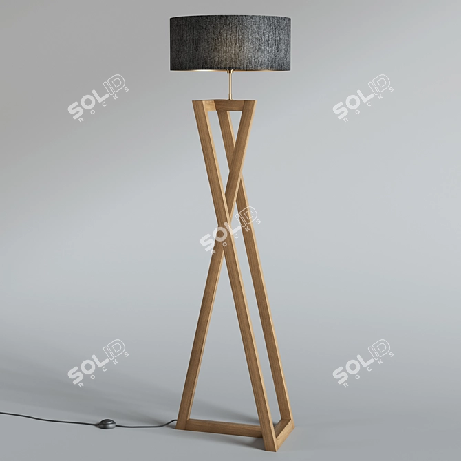 Elegant Floor Lamp - Modern Design 3D model image 2
