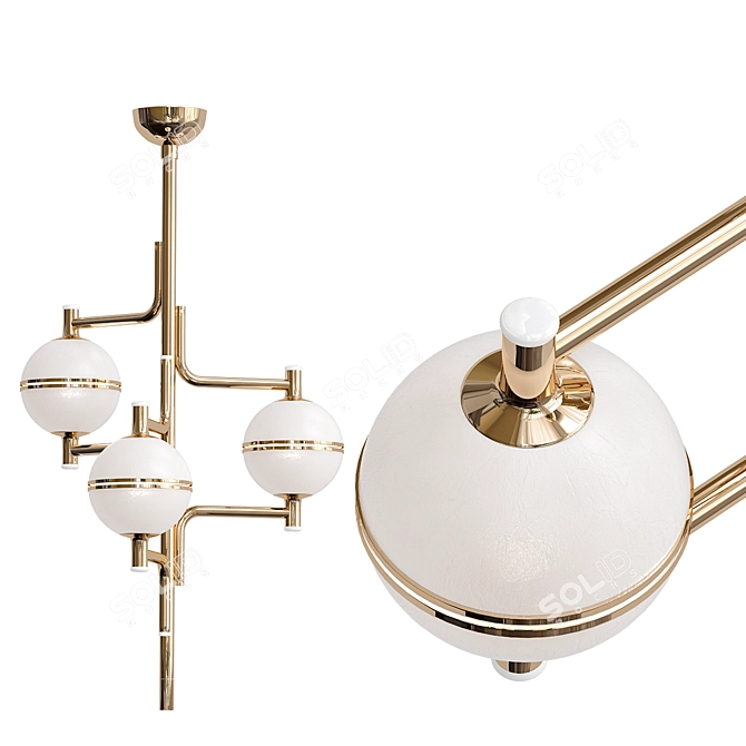 Andros II: Elegant Lighting Solution 3D model image 1