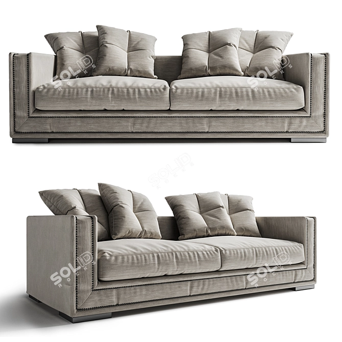 Elegant Mayfair Sofa: Timeless Luxury 3D model image 1