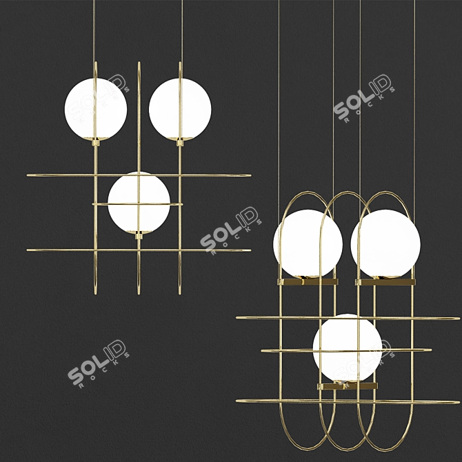 Contemporary Elegance: FontanaArte SETAREH 3D model image 1