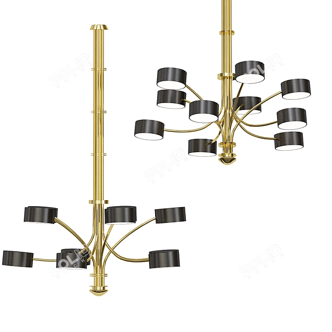 Elegant Frato Chandelier 3D model image 1
