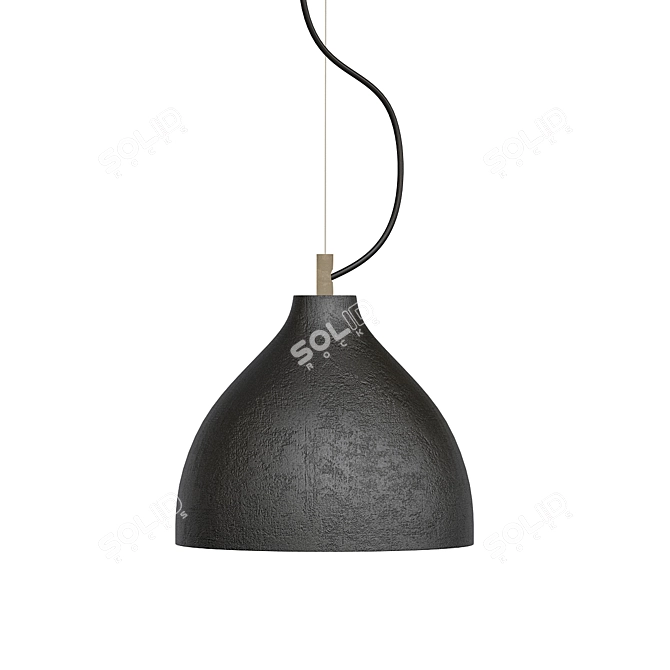 Elegant Glow: Casa Felice Pendant 3D model image 1
