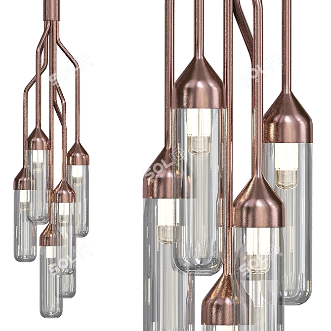 Furore Avize: Aydınlatmanın Zirvesi 3D model image 1