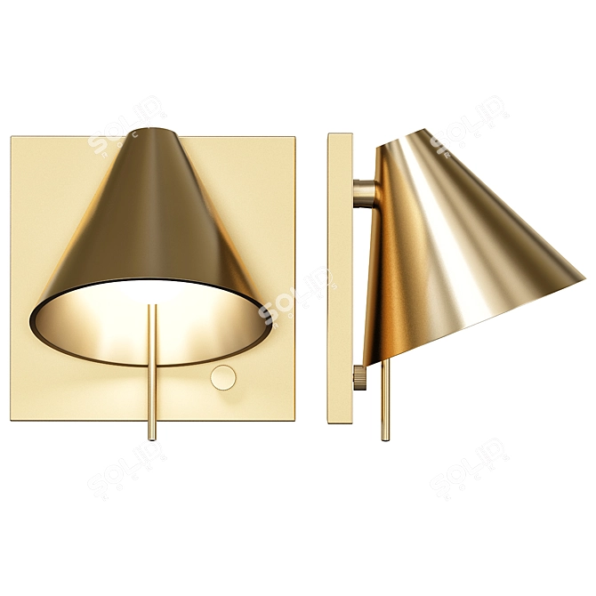 IllumiSquare Sconce 3D model image 1