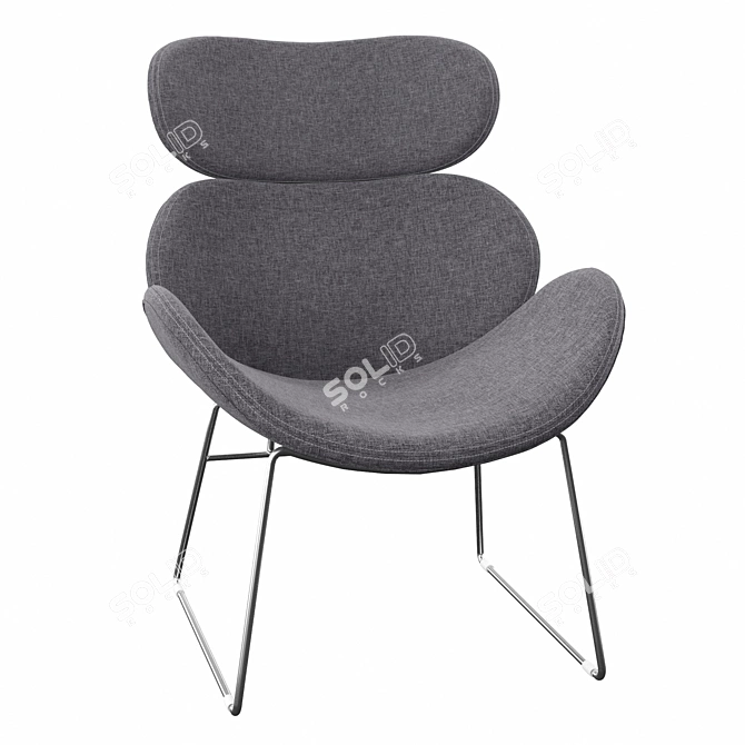 Elevate Your Comfort: Karina Lounge Chair 3D model image 2