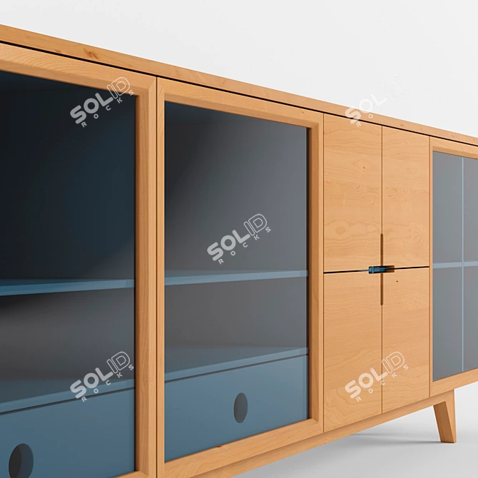 Functional Chest of Drawers 3D model image 3