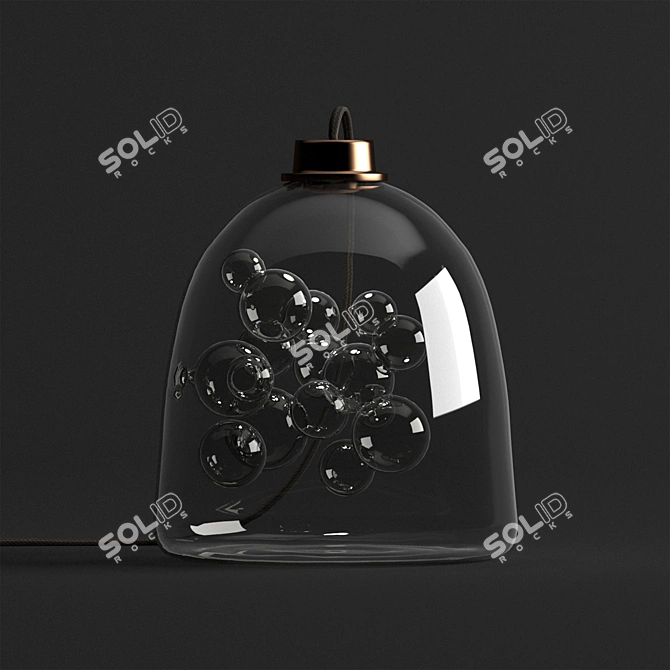 Illuminated Soap Dome Table 3D model image 2