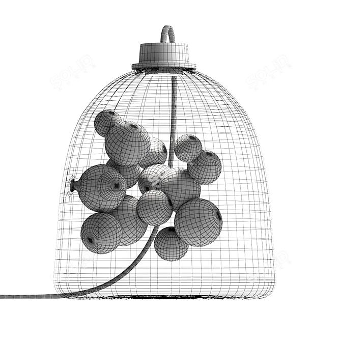 Illuminated Soap Dome Table 3D model image 3