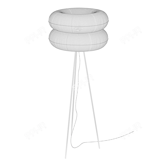 Pop Art Air-Filled Floor Lamp 3D model image 2