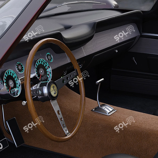 Legendary Shelby Daytona Cobra: Classic Revived 3D model image 2