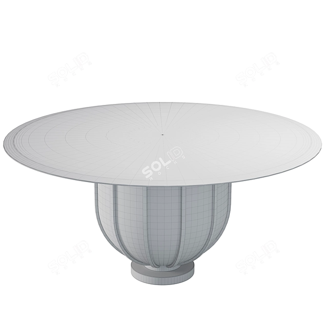 Elegant Meridien Dining Table 3D model image 3