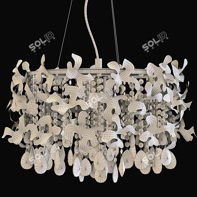 Romeo SP6 Chrome Pendant Light 3D model image 3