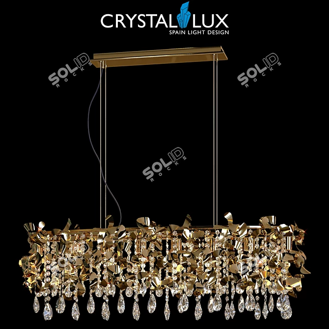 Romeo Gold SP8: Luxurious Spanish Crystal 3D model image 1