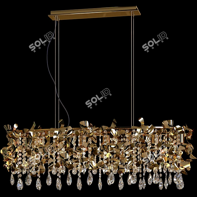 Romeo Gold SP8: Luxurious Spanish Crystal 3D model image 2