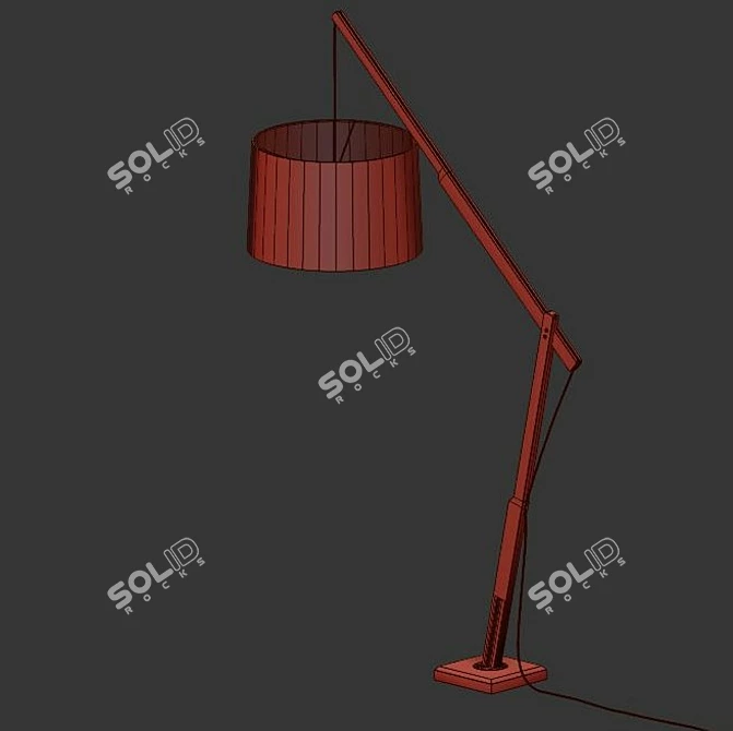 Sarsa Arteriors Home Floor Lamp 3D model image 3