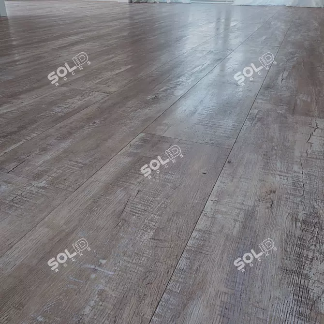 Rustic Oak Chateau Flooring 3D model image 1