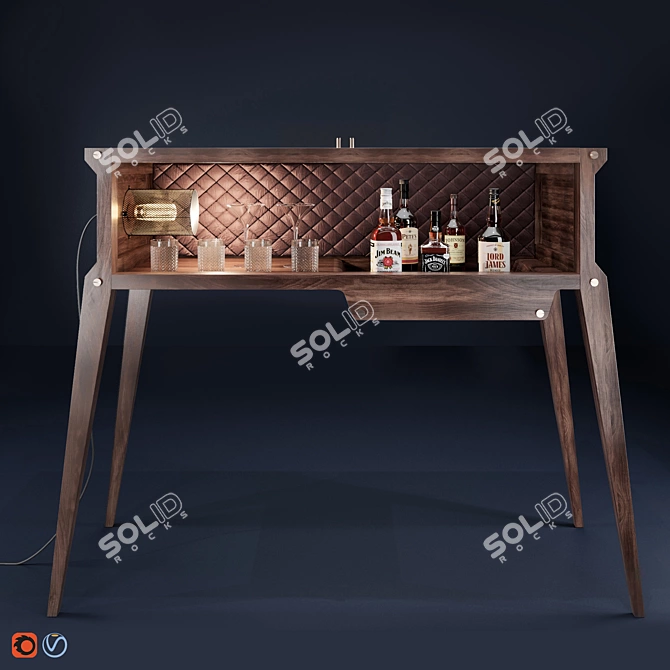 Rockstar Whisky Bar - Buster+Punch 3D model image 1