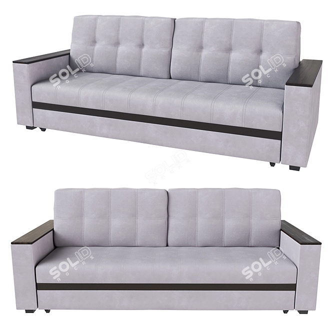 Luxurious Jonas Sofa - Contemporary Elegance for Your Home 3D model image 1