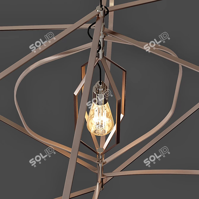 Mogu Pendant Light: 2013 V-Ray Render 3D model image 2