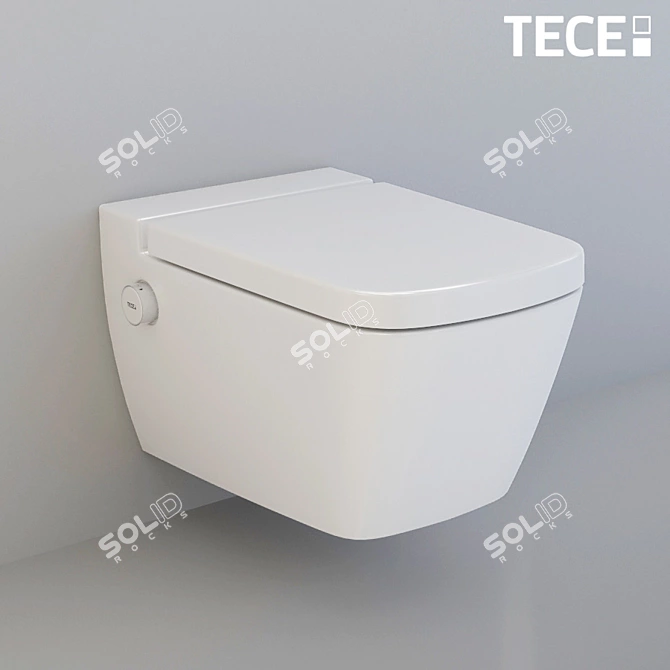 TECEone: Hygienic Shower-Toilet Combo 3D model image 1