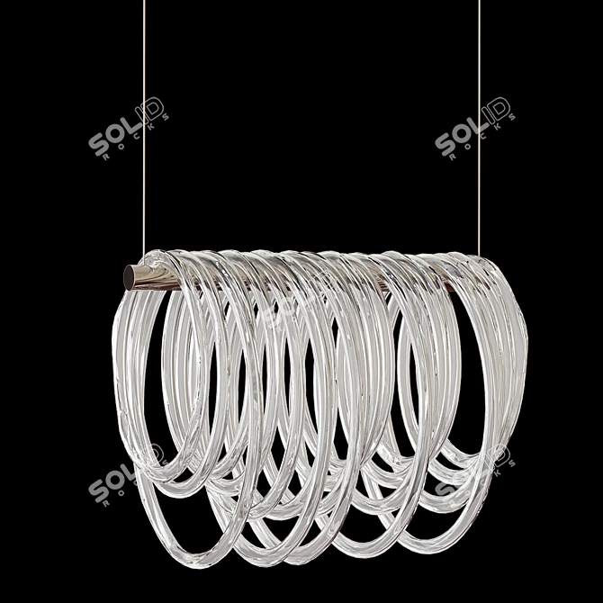 Ethereal Cloud Ceiling Lamp 3D model image 1
