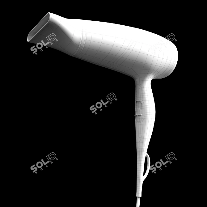 Philips Ionic Hairdryer: Drycare Essential 3D model image 2