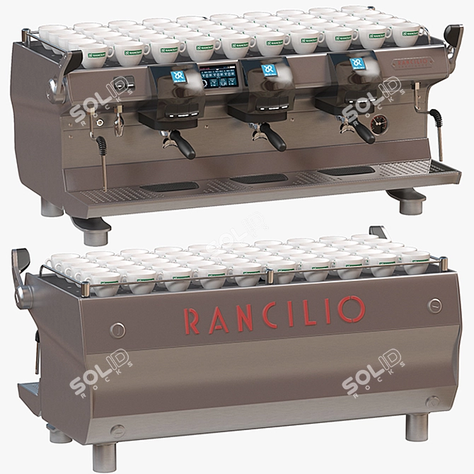 Rancilio Specialty Espresso Machine 3D model image 1