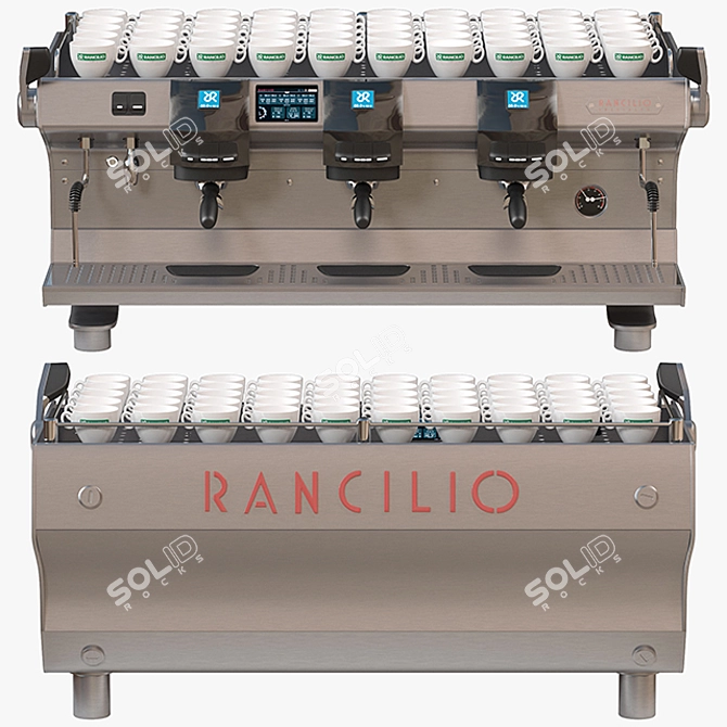 Rancilio Specialty Espresso Machine 3D model image 2