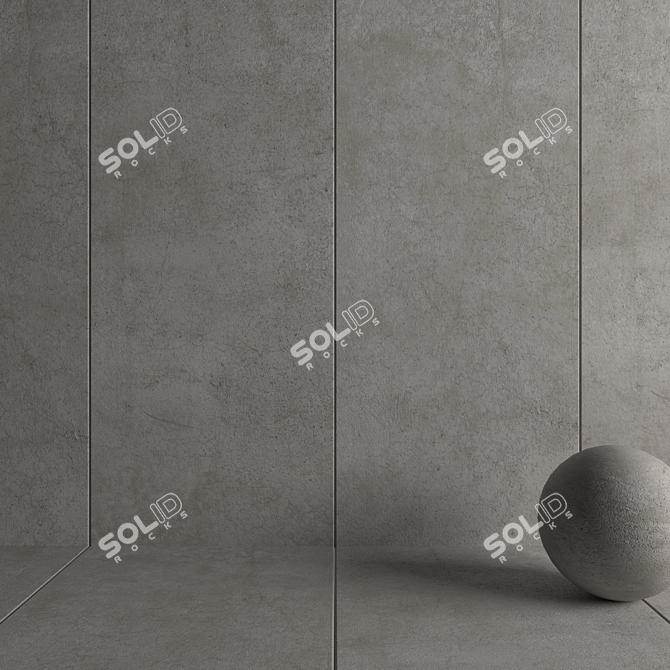 HD Multi-Texture Wall Tiles 3D model image 3