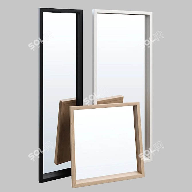 Nissedal Mirror Collection 3D model image 1