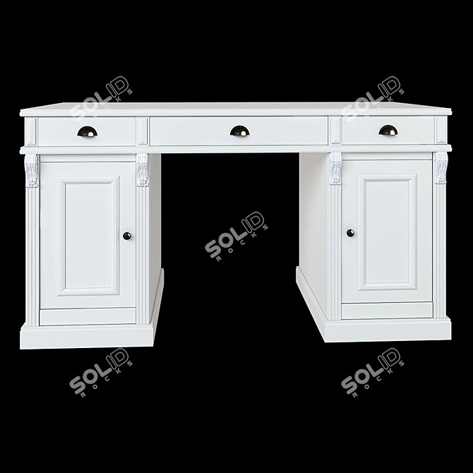 Grand Collection Writing Desk 3D model image 2