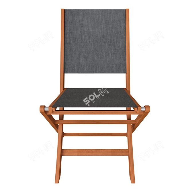 Acacia Garden Chairs: Comfort in your Outdoor Space 3D model image 2