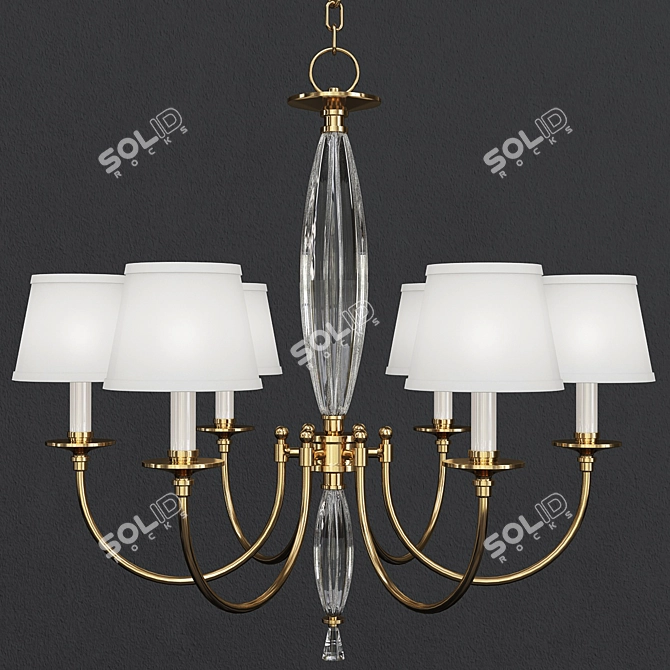 Ruhlmann Large Chandelier - Timeless Elegance for Your Space 3D model image 1
